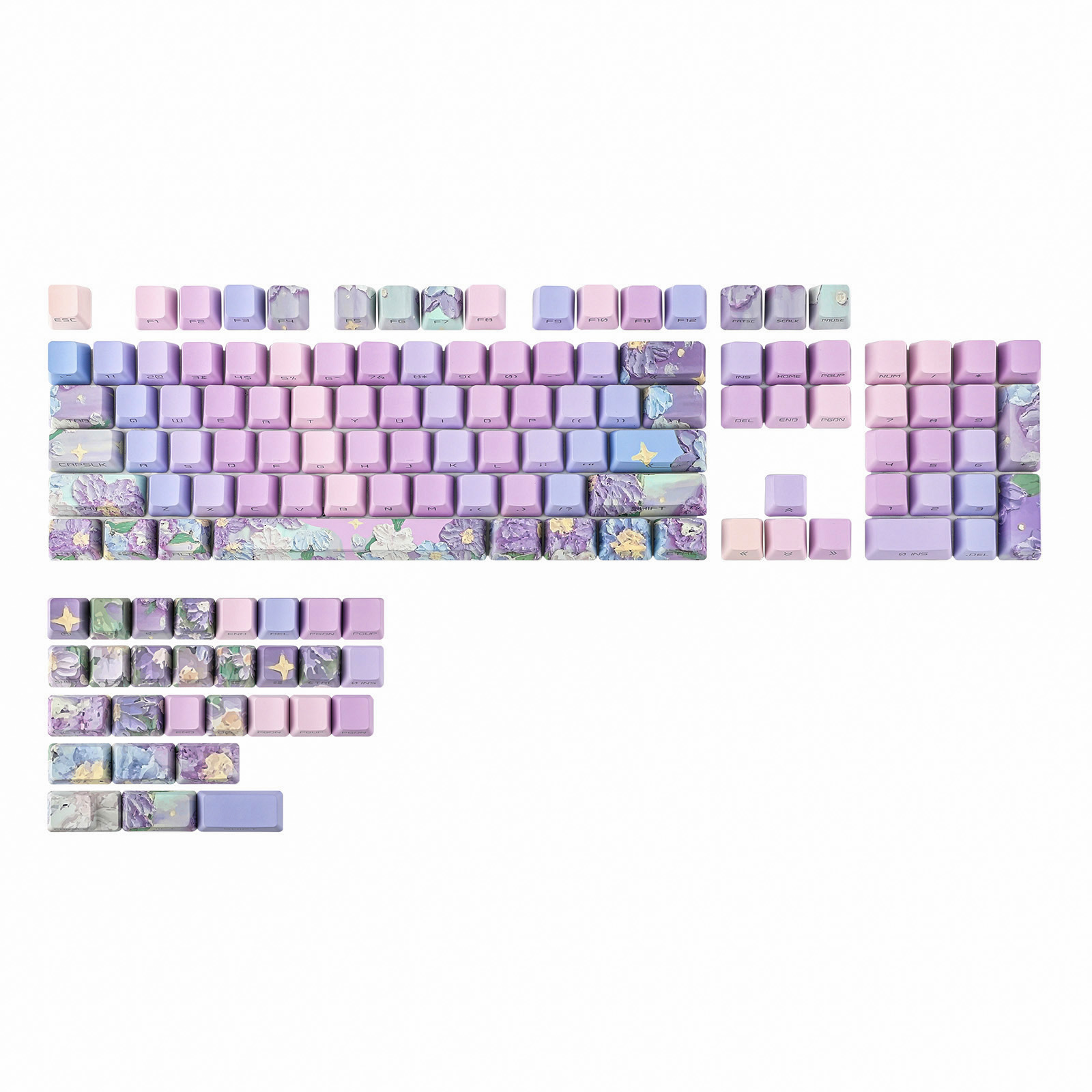 KiiBOOM Violet toetsenbordtoet - Gaming Accessories Aesthetic recensie en prijs