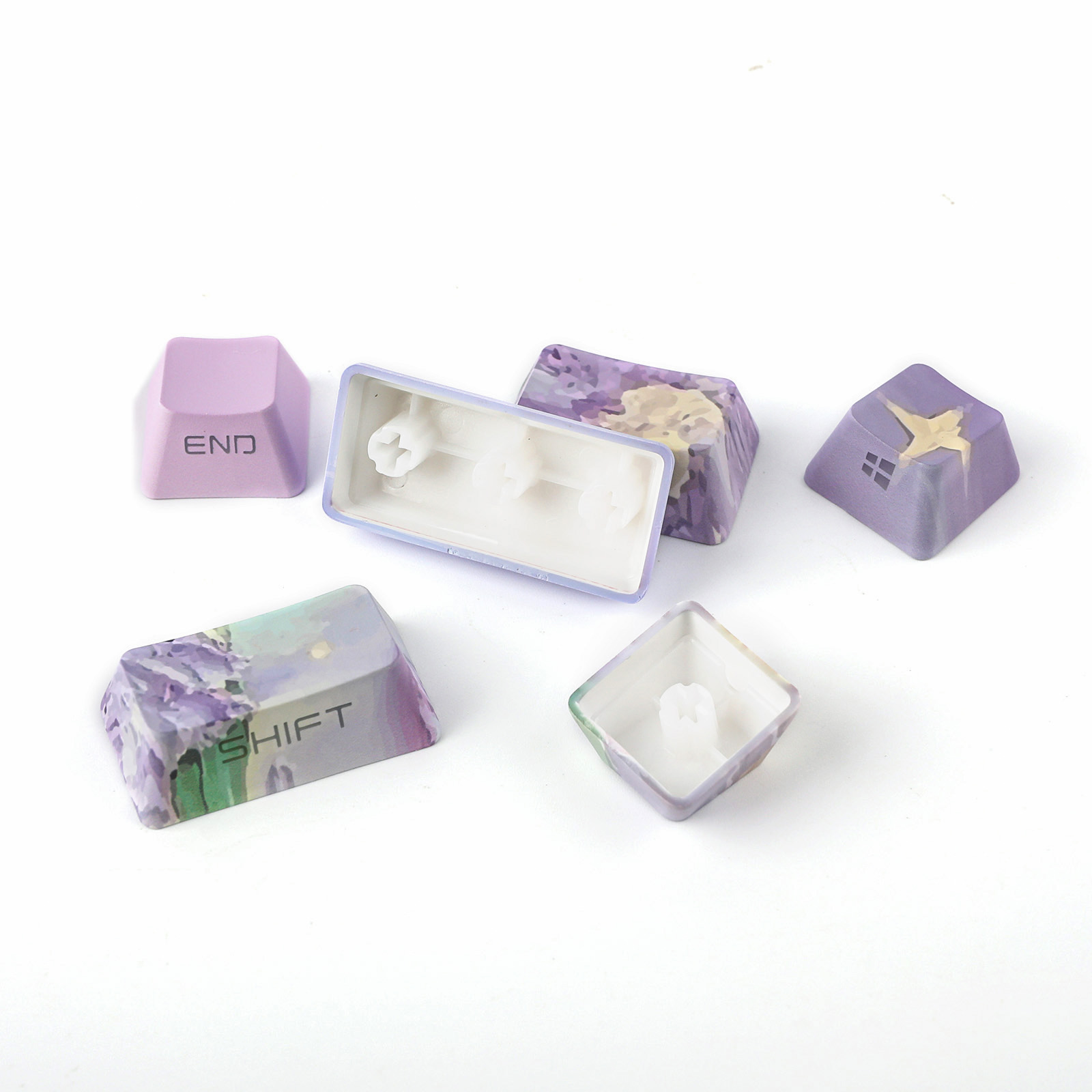 KiiBOOM Violet toetsenbordtoet - Gaming Accessories Aesthetic recensie en prijs